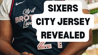 PHILADELPHIA 76ERS NEW CITY JERSEY REVEALED [upl. by Laszlo]