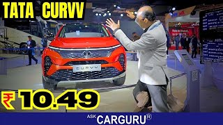 Tata Curvv All Details CNG EV Diesel amp Petrol 🔥 Ask CarGuru [upl. by Dann]