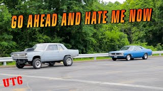 News Flash Dead Dodge Garage Does Wheelie  Gets Gapped By 41 Car Lengths [upl. by Nahem]