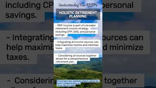 Retirement Planning with RRSP shorts booksinline RRSP RRIF Retirement ShaeleneMcInnis [upl. by Yenitsed]