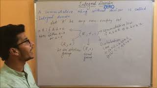 INTEGRAL DOMAIN DEFINITION amp EXAMPLES [upl. by Naliorf]