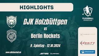 Highlights DJK Holzbüttgen vs Berlin Rockets  9 Spieltag Floorball Bundesliga 202425 [upl. by Halden]