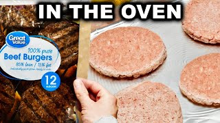 How to Broil Frozen Burgers in the Oven [upl. by Baptiste]