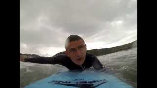 Surfing Caswell Bay  Short Movie [upl. by Reggis]