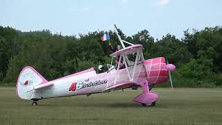 Danielle Wingwalker  46 Aviation  Le Temps des Hélices 2022  La Ferté Alais [upl. by Topliffe]