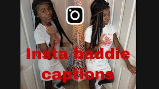 20 instagram baddies caption [upl. by Airret352]