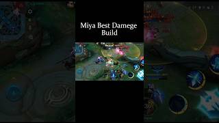 Miya Best Build 2024💀MOBILE LEGEND BANG BANG miya montage mlbb mobilelegends miyabestbuild [upl. by Pape]