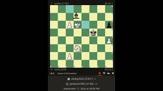 Josevito Tapulgo vs Leo Rufin at PBCA Blitz sa Gabi September 11 2024 chess shorts [upl. by Margarete]