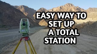 How to set up Leica TS09 with free station or resection leicatotalstation surveying [upl. by Yot]