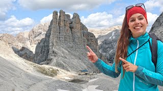 Große RosengartenUmrundung in Südtirol mit SanterpassKlettersteig [upl. by Eniarral]