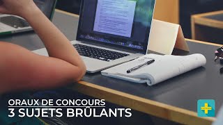 3 sujets dactualité pour les oraux de concours [upl. by Htbazile116]