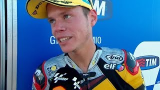 Moto2™ Misano 2014 – Tito Rabat interview [upl. by Cherri]