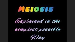 Meiosis with its substagesMI amp MII yt biology neet video viral trending interkinesis [upl. by Weibel]