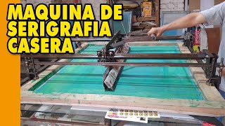 Cómo hacer una MESA SERIGRÁFICA casera tipo industrial [upl. by Christis]