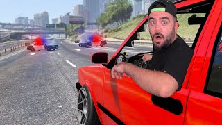 MODIFIYELI TOFAŞ ILE POLISLERDEN KAÇTIM  GTA 5 MODS [upl. by Lezti]