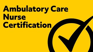 Ambulatory Care Nurse Certification Practice Test [upl. by Onairelav224]