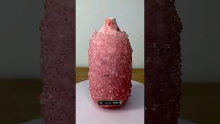 Diy Crystal Flower Vase  flower vese making  How to make crystal at home diy shorts viral art [upl. by Judson]