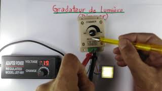 Gradateur de lumière  Dimmer [upl. by Anaujnas]