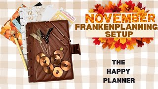 The Happy Planner November Frankenplanner setup Fall Refresh [upl. by Disharoon]