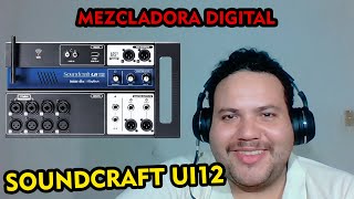 Mixer digital soundcraft ui12 [upl. by Ixel882]