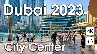 Dubai 🇦🇪 Amazing Burj Khalifa Downtown City Center  4K  Walking Tour [upl. by Assilram349]