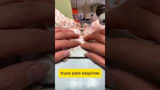 aprende a realizar las esquinas de los edredones en la maquina de coser shorts [upl. by Atinrehs522]