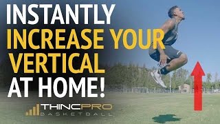 How to Increase Your VERTICAL JUMP for Basketball at Home with No Equipment  Vertical Jump Tips [upl. by Anaiuq]