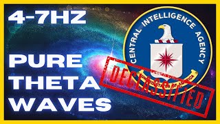 47hz PURE Theta Waves  CIA Hemi Sync  WONDERFUL Brain Stimulation  Binaural Beats [upl. by Spaulding]