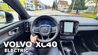 New Volvo XC40 Recharge P8 Electric Test Drive Review POV [upl. by Pierson322]