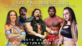 Fighting Spirit Pro  Atwater Aug 3rd  Tickets on sale NOW [upl. by Amikan]