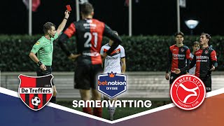 DUBBELE RODE KAART EN STUNT IN GROESBEEK 😲🟥  De Treffers vs Jong Almere City  Betnation Divisie [upl. by Eidas]