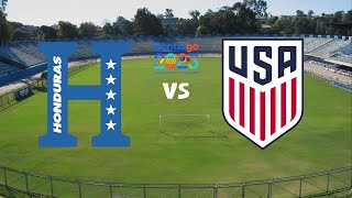 HONDURAS VS ESTADOS UNIDOS  PANAMERICANOS 2023 [upl. by Albers]