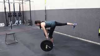 Barbell single leg straight leg deadlift [upl. by Ainuj]