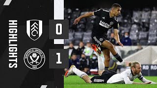 Fulham 01 Sheffield United  EFL Championship highlights  Ndiaye wonder goal wins it 🌪🔥 [upl. by Evelinn]