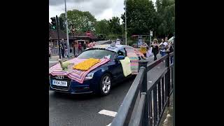 Ickenham festival parade ickenham ickenhamfestival hilligdon uxbridge london [upl. by Ellehsram]