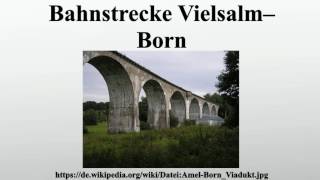 Bahnstrecke Vielsalm–Born [upl. by Marlea]