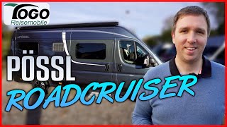 🌴MAXI KÜHLSCHRANK amp RAUMBAD im KASTENWAGEN 🌴 Pössl Roadcruiser 2021 Einzelbetten  TOGO REISEMOBILE [upl. by Arim411]