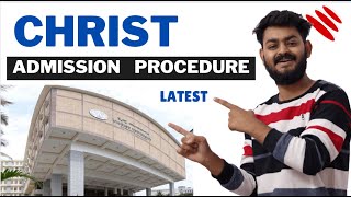 Latest admission procedure of Christ university for BBA and Bcom  2024 [upl. by Abdul]