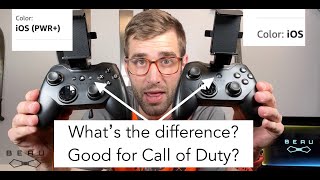 ★★★☆☆ Controller differences quotPWRquot verse IOS for Call of Duty  Rotor Riot Controller Review [upl. by Linneman]