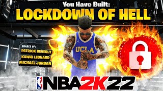 NEW BEST RARE LOCKDOWN BUILD 2WAY TEMPO PUSHER in NBA2K22  BEST BADGES best lock build 2K22 [upl. by Asehr]