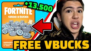 Free V Bucks Codes  How to get Free VBucks in Fortnite 2023 13500 [upl. by Fari]