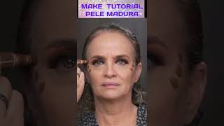 Aprenda um TUTORIAL MAKE para PELE MADURA makeuptutorial belezafeminina makeup [upl. by Yevreh]