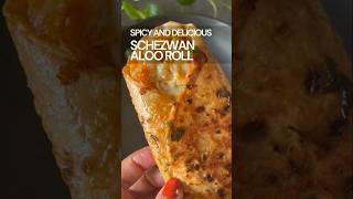 Frankie Roll Recipe  Schezwan Aloo Roll  Street Style Frankie Recipe [upl. by Nnylireg461]