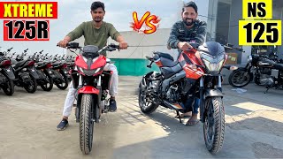 Best 125cc Motorcycle in India 2024 Xtreme 125R vs Pulsar NS 125 [upl. by Ripp172]