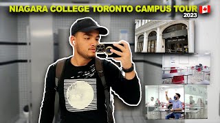 MY COLLEGE TOUR  NIAGARA COLLEGE TORONTO CAMPUS TOUR 🇨🇦  2023  TusharRawat [upl. by Trebbor]