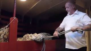 Tying the Cod Line with 3rd Hand Ron Telford [upl. by Ormsby]