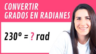 Convertir GRADOS en RADIANES 🌝 [upl. by Marsh990]