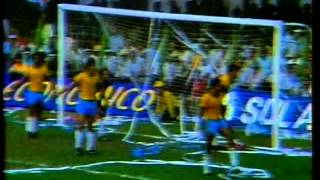 Eliminatórias para a Copa de 1986 Paraguai x Brasil [upl. by Tugman]