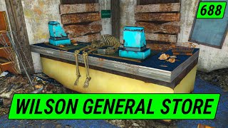 The Tattered Wilsons General Store  Fallout 4 Unmarked  Ep 688 [upl. by Oiluj941]