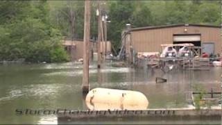 4302011 Branson MO Lake Taneycomo Flooding [upl. by Sirrot934]